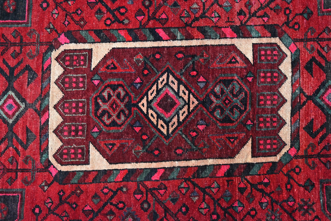 red Runner rug 3' 1" x 9' 2"