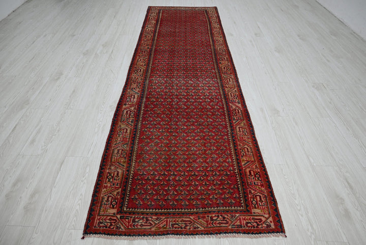 red Runner rug 3' 3" x 10' 8"