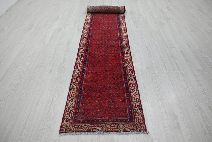 red Runner rug 2' 4" x 13' 0"