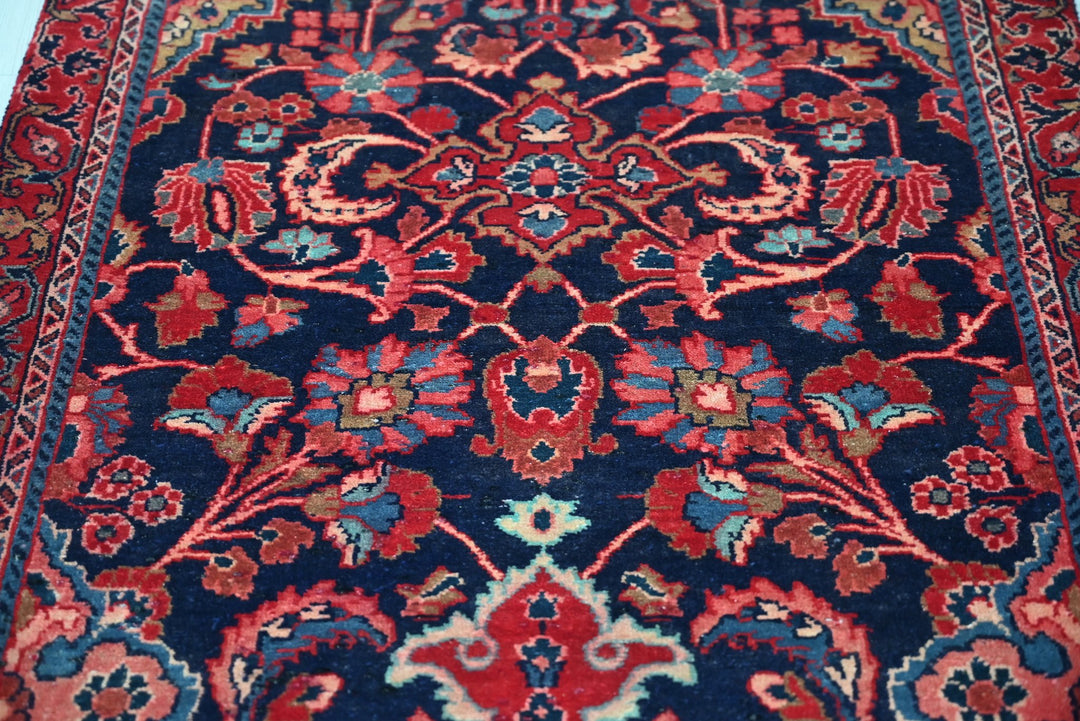 blue Runner rug 3' 3" x 8' 11"