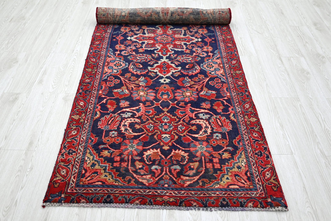 blue Runner rug 3' 3" x 8' 11"