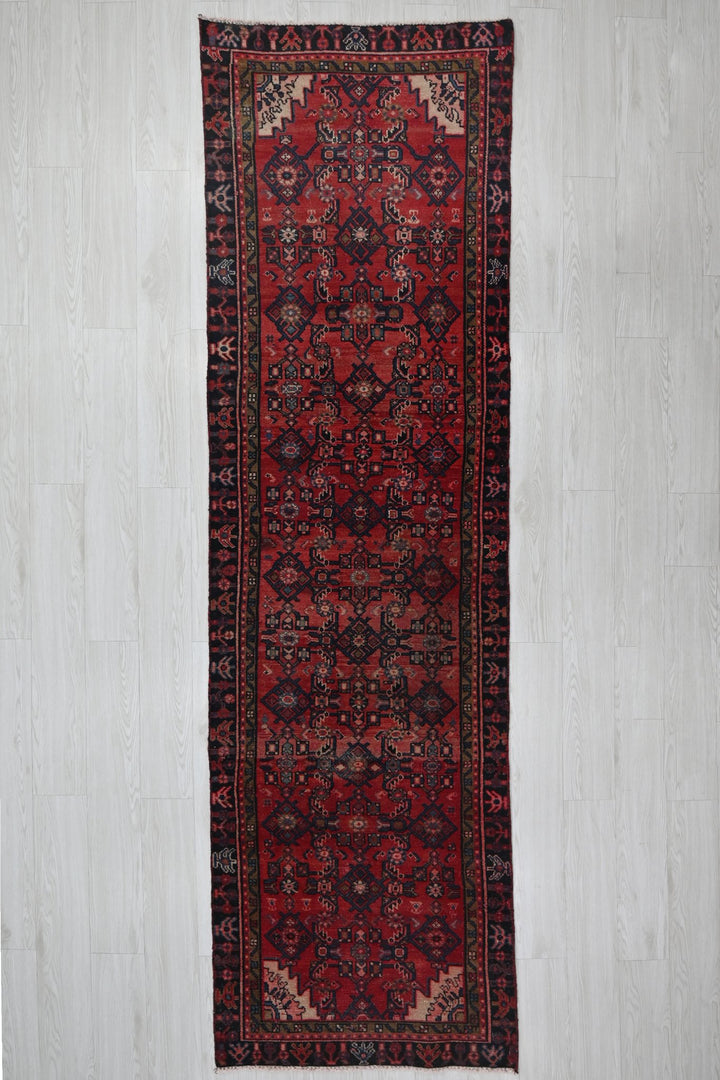 red Runner rug 2' 10" x 9' 9"
