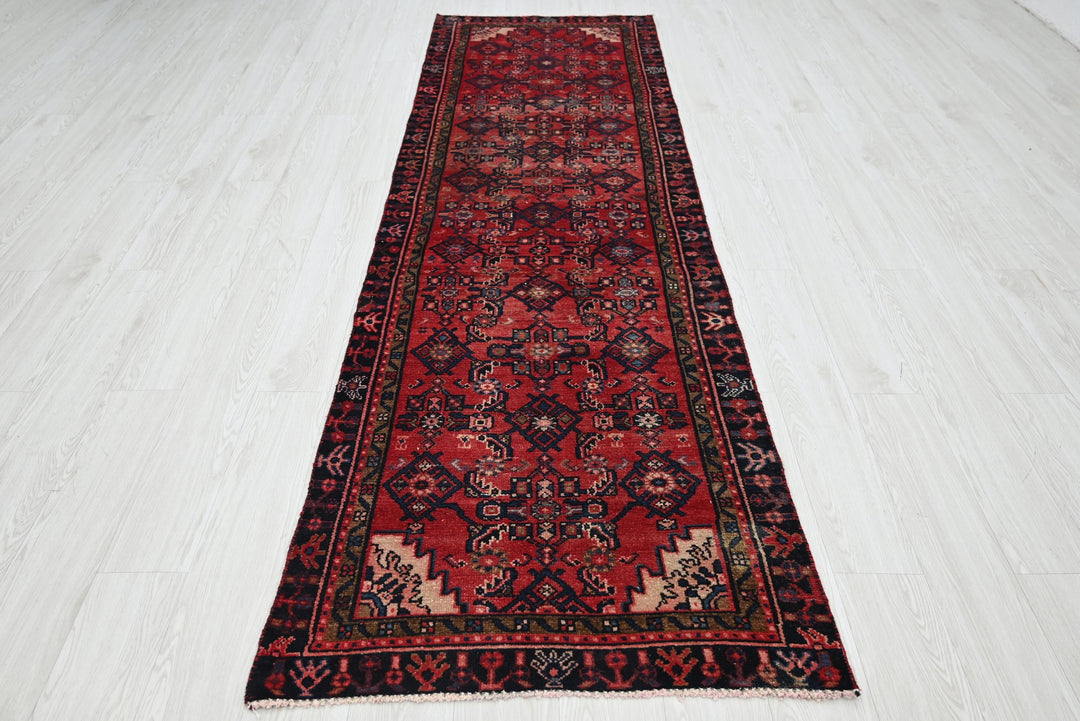 red Runner rug 2' 10" x 9' 9"