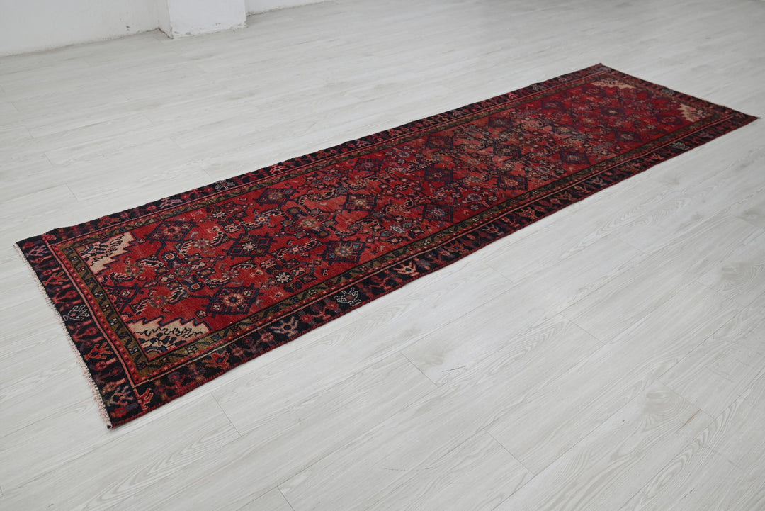 red Runner rug 2' 10" x 9' 9"