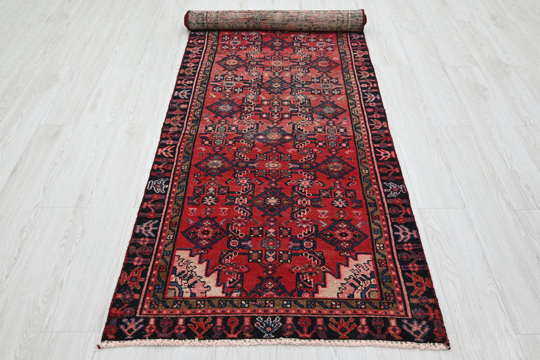 red Runner rug 2' 10" x 9' 9"