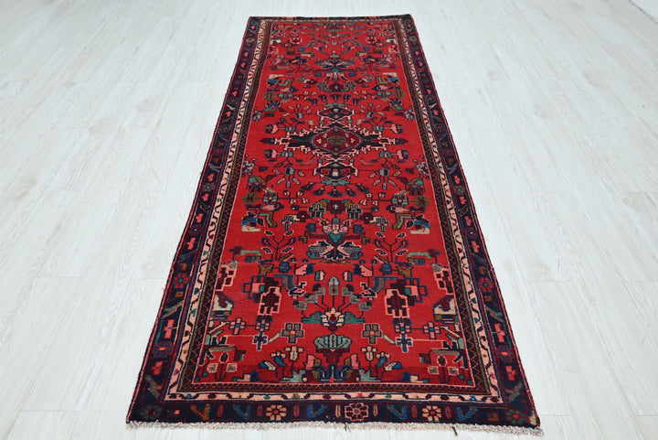 red Runner rug 3' 4" x 8' 11"