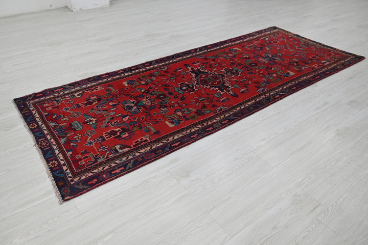 red Runner rug 3' 4" x 8' 11"