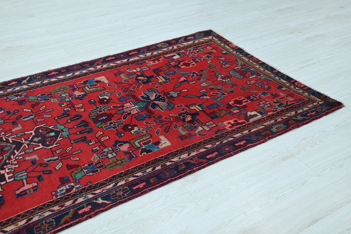 red Runner rug 3' 4" x 8' 11"