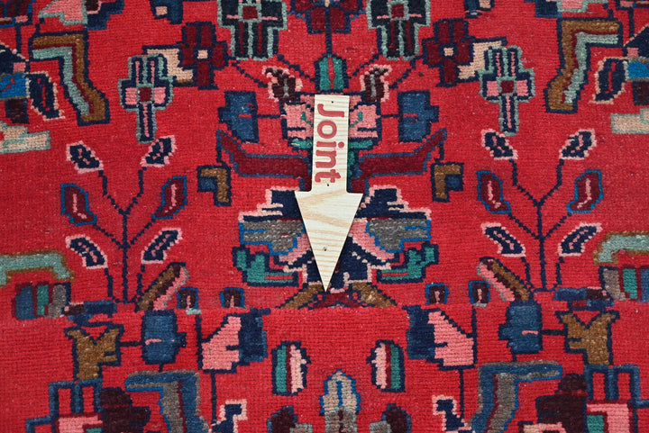 red Runner rug 3' 4" x 8' 11"