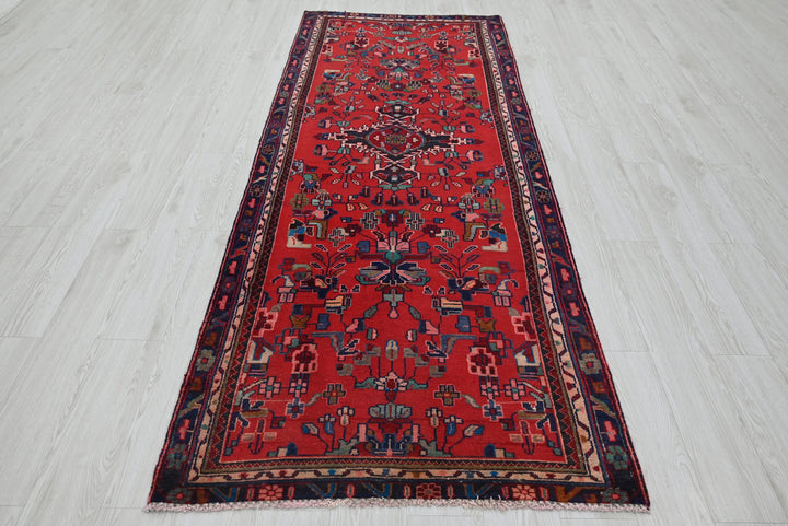 red Runner rug 3' 4" x 8' 11"