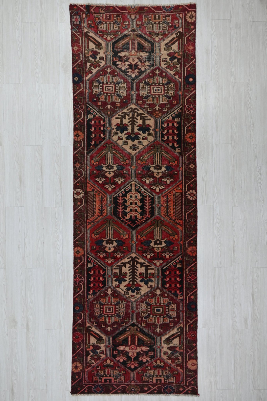 red Runner rug 3' 2" x 9' 5"