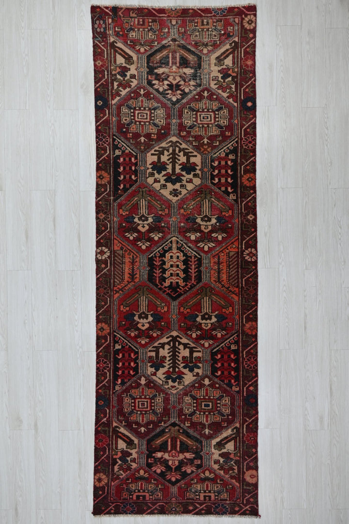 red Runner rug 3' 2" x 9' 5"
