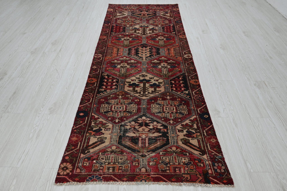 red Runner rug 3' 2" x 9' 5"