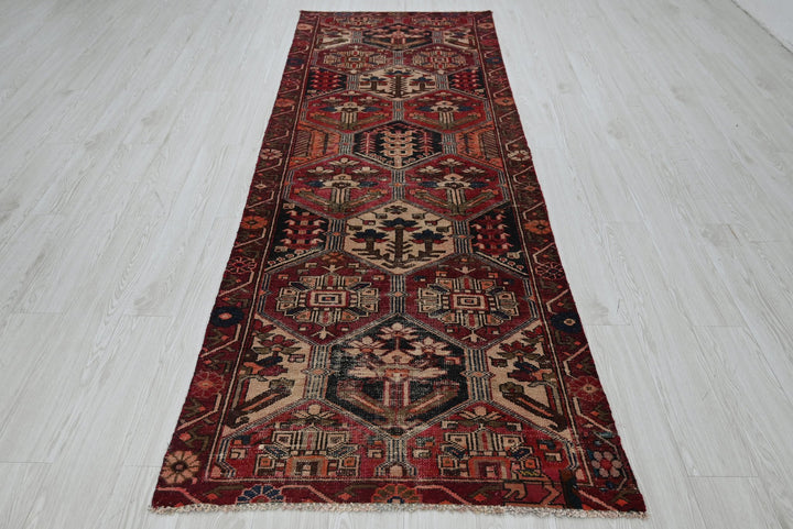 red Runner rug 3' 2" x 9' 5"