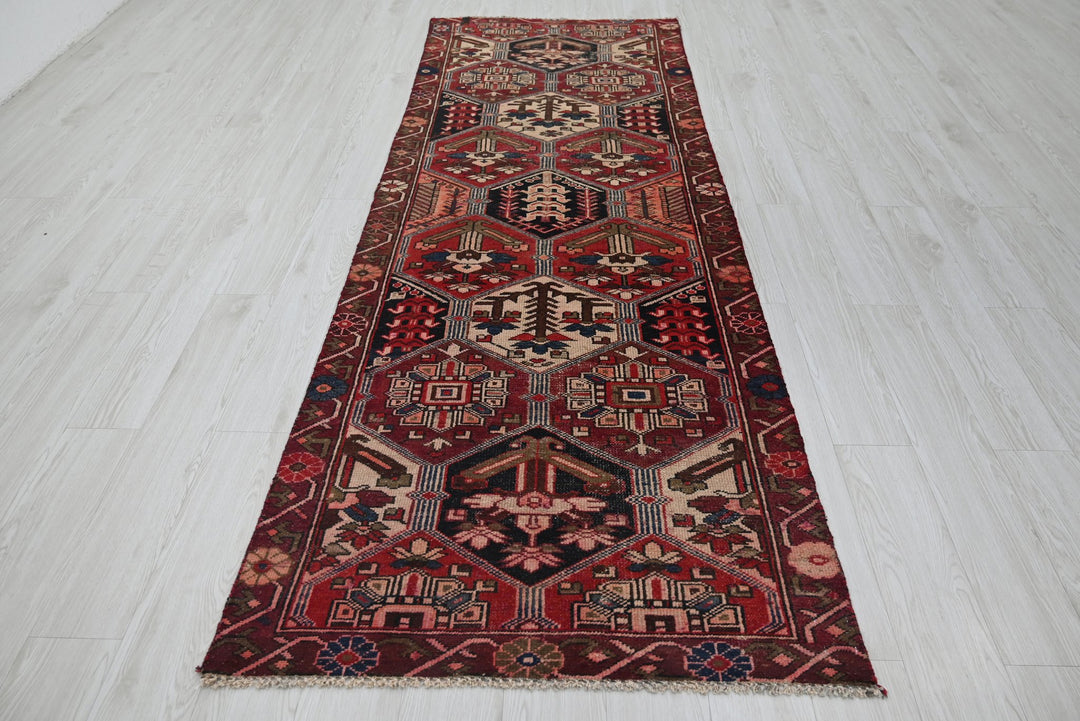 red Runner rug 3' 2" x 9' 5"