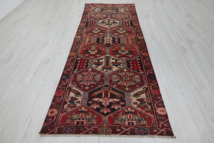 red Runner rug 3' 2" x 9' 5"