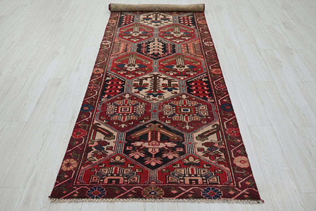 red Runner rug 3' 2" x 9' 5"