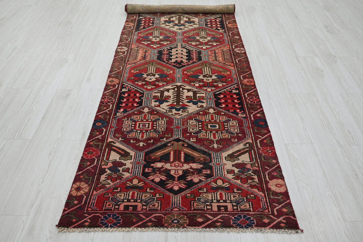 red Runner rug 3' 2" x 9' 5"