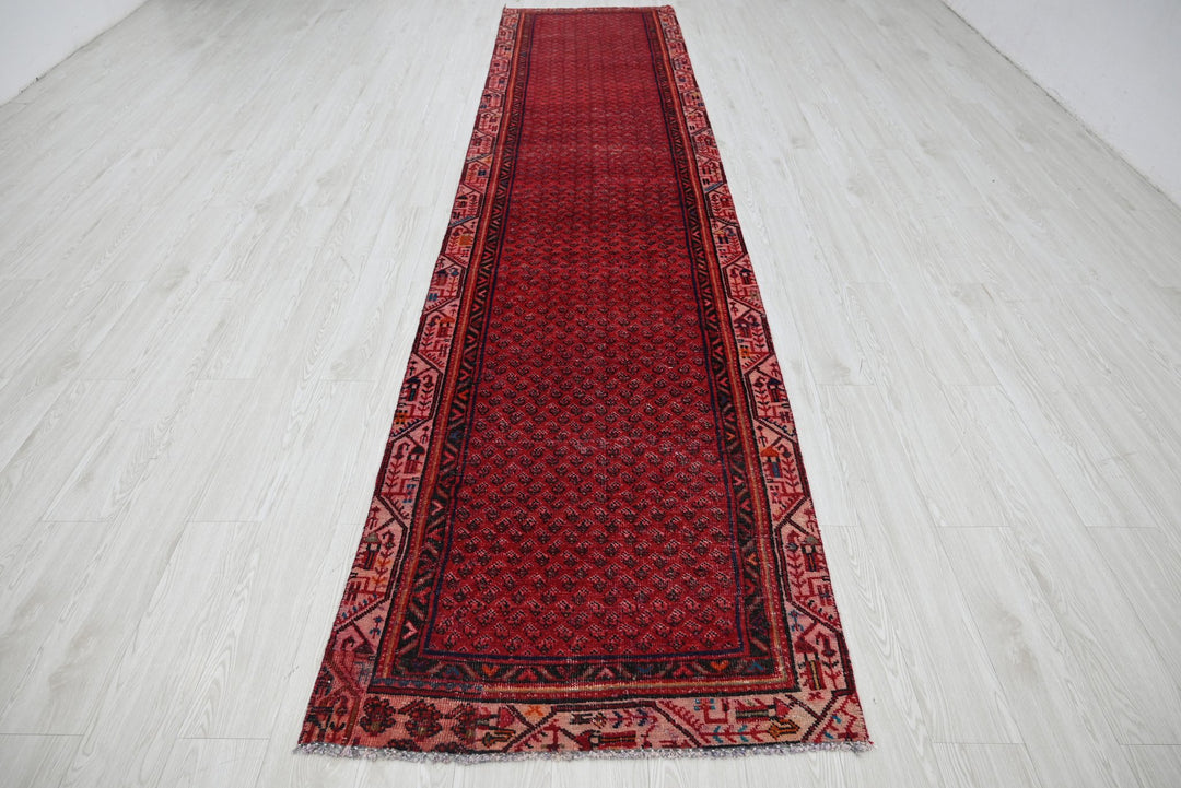 red Runner rug 3' 0" x 13' 6"