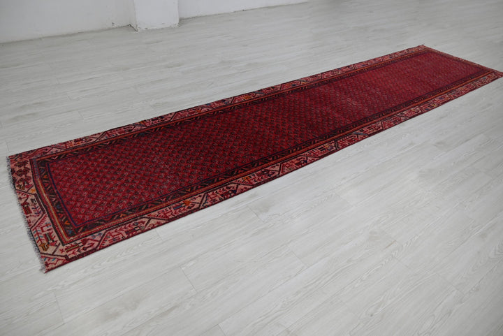 red Runner rug 3' 0" x 13' 6"