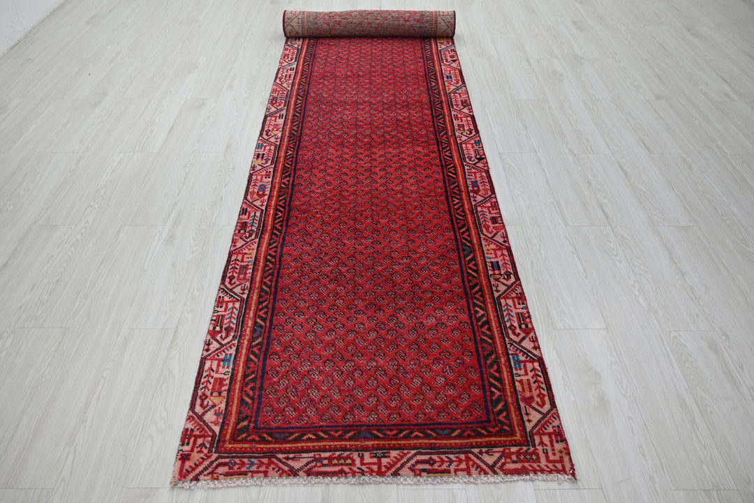 red Runner rug 3' 0" x 13' 6"