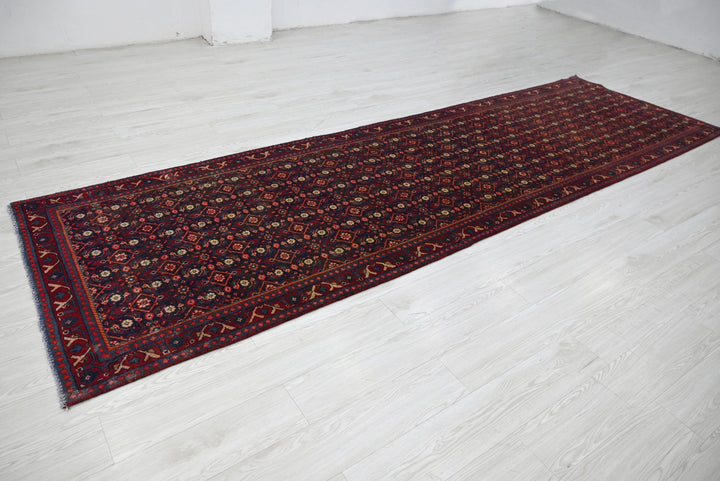 blue Runner rug 3' 7" x 12' 6"