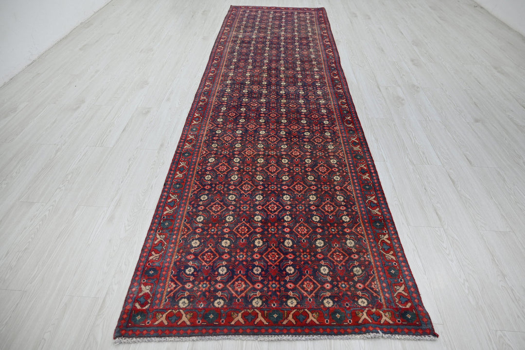 blue Runner rug 3' 7" x 12' 6"