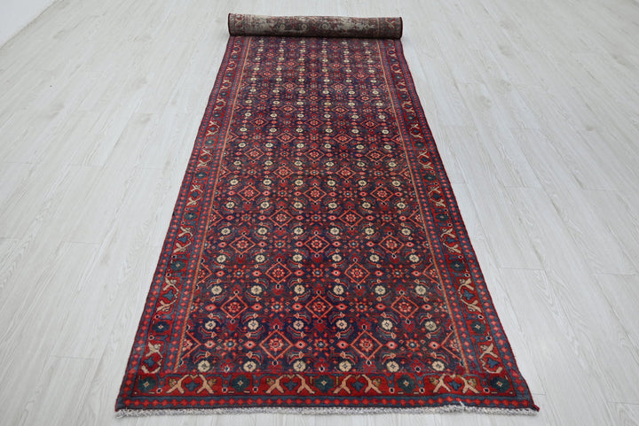 blue Runner rug 3' 7" x 12' 6"