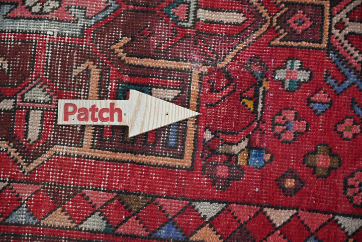 red Runner rug 2' 7" x 9' 11"