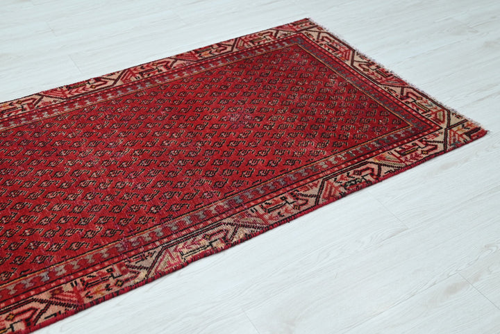 red Runner rug 2' 10" x 9' 10"