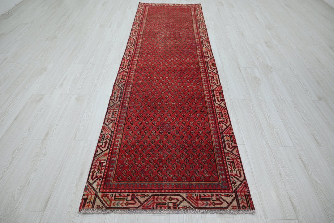 red Runner rug 2' 10" x 9' 10"