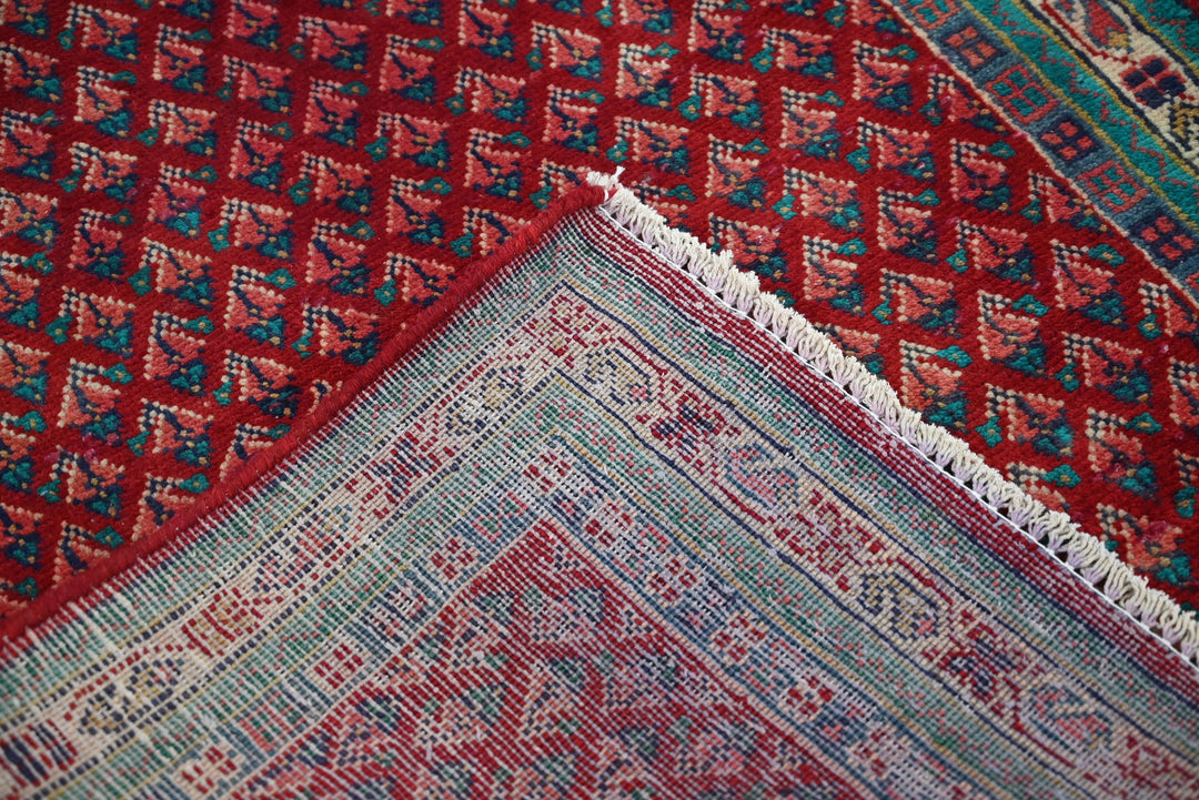 red Runner rug 3' 1" x 10' 1"