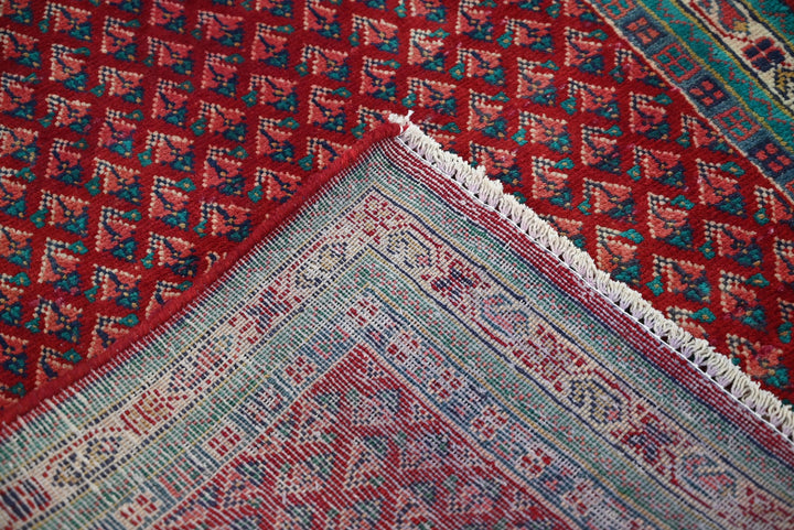 red Runner rug 3' 1" x 10' 1"