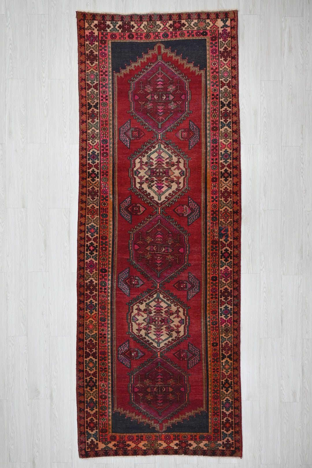red Runner rug 3' 10" x 10' 4"