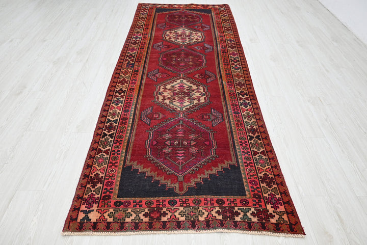 red Runner rug 3' 10" x 10' 4"