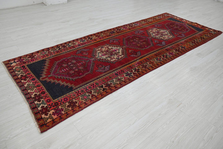 red Runner rug 3' 10" x 10' 4"