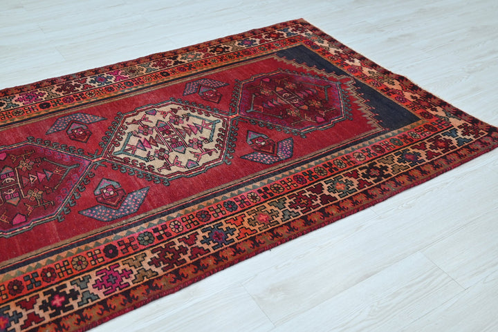 red Runner rug 3' 10" x 10' 4"