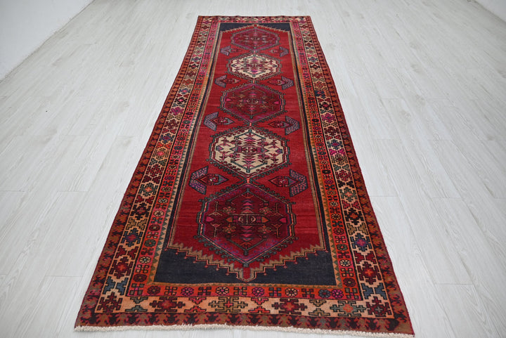 red Runner rug 3' 10" x 10' 4"