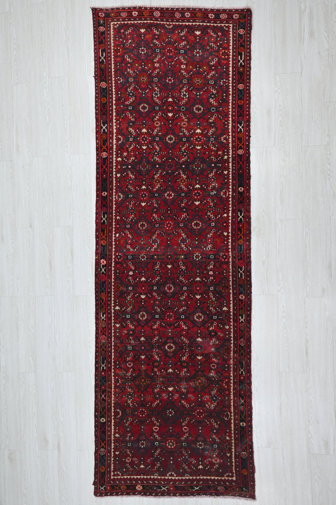 red Runner rug 3' 5" x 9' 7"