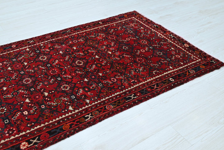 red Runner rug 3' 5" x 9' 7"