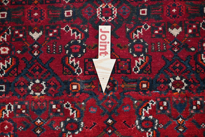 red Runner rug 3' 5" x 9' 7"