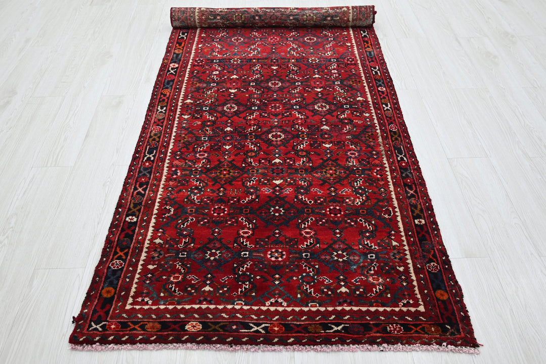 red Runner rug 3' 5" x 9' 7"