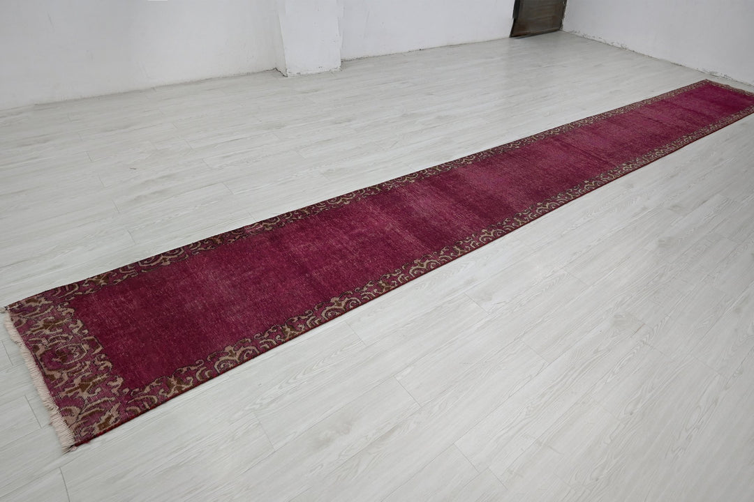 pink Runner rug 2' 5" x 18' 6"