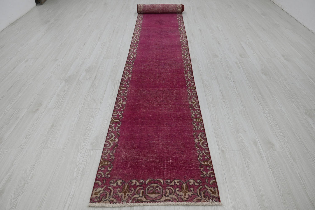 pink Runner rug 2' 5" x 18' 6"