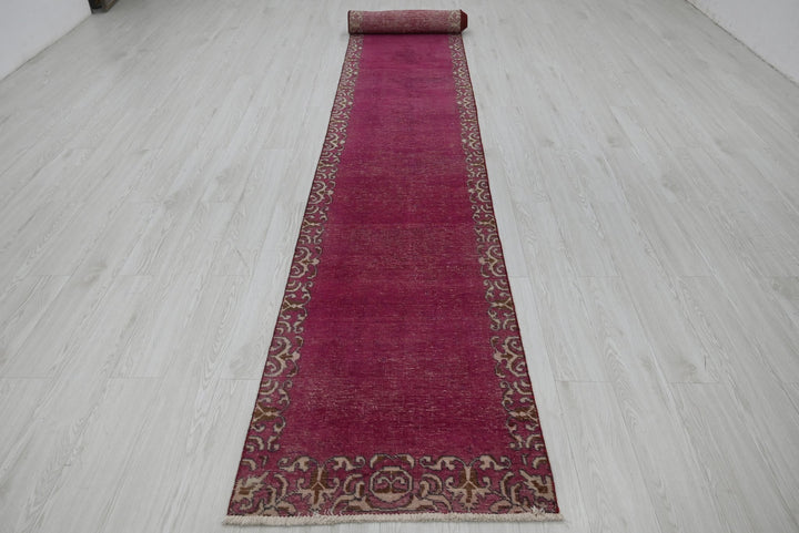 pink Runner rug 2' 5" x 18' 6"