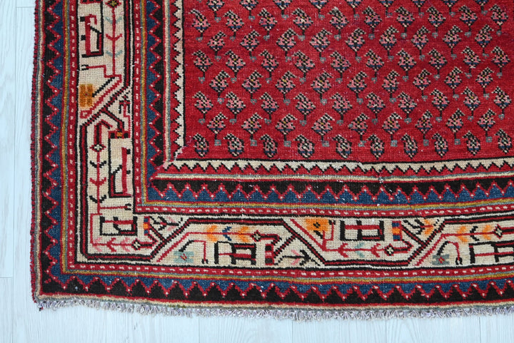 red Runner rug 3' 7" x 9' 10"