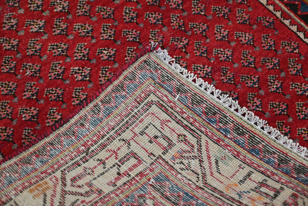 red Runner rug 3' 7" x 9' 10"