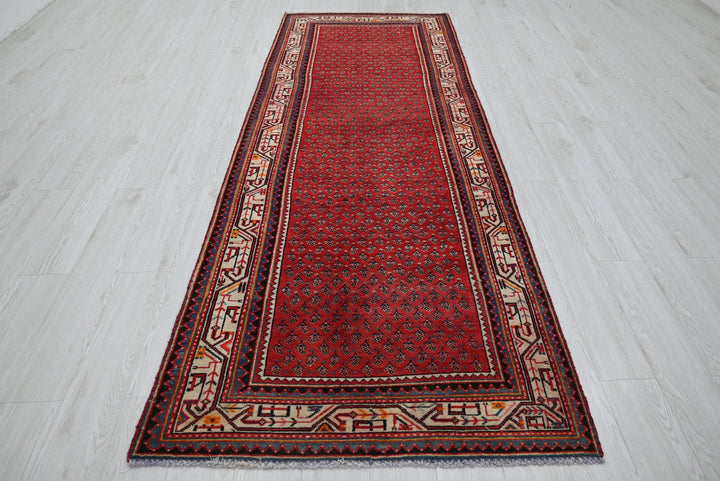 red Runner rug 3' 7" x 9' 10"