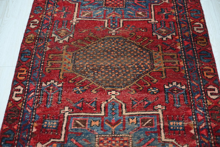 red Runner rug 2' 5" x 10' 1"