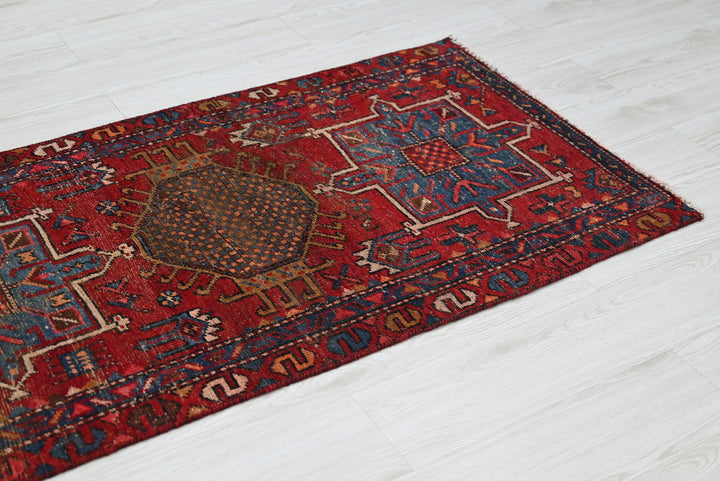 red Runner rug 2' 5" x 10' 1"